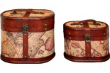 Kufry Kpl. 2 27X19X22, 22X14X16,5 Cm (6)