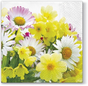 Pl Serwetki Tat Yellow Bouquet