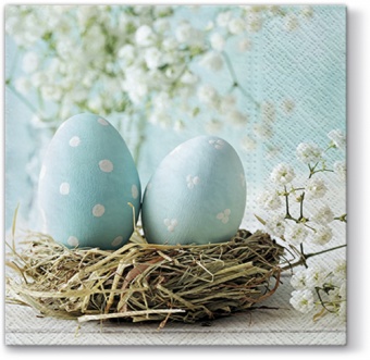 Pl Serwetki Turquoise Easter
